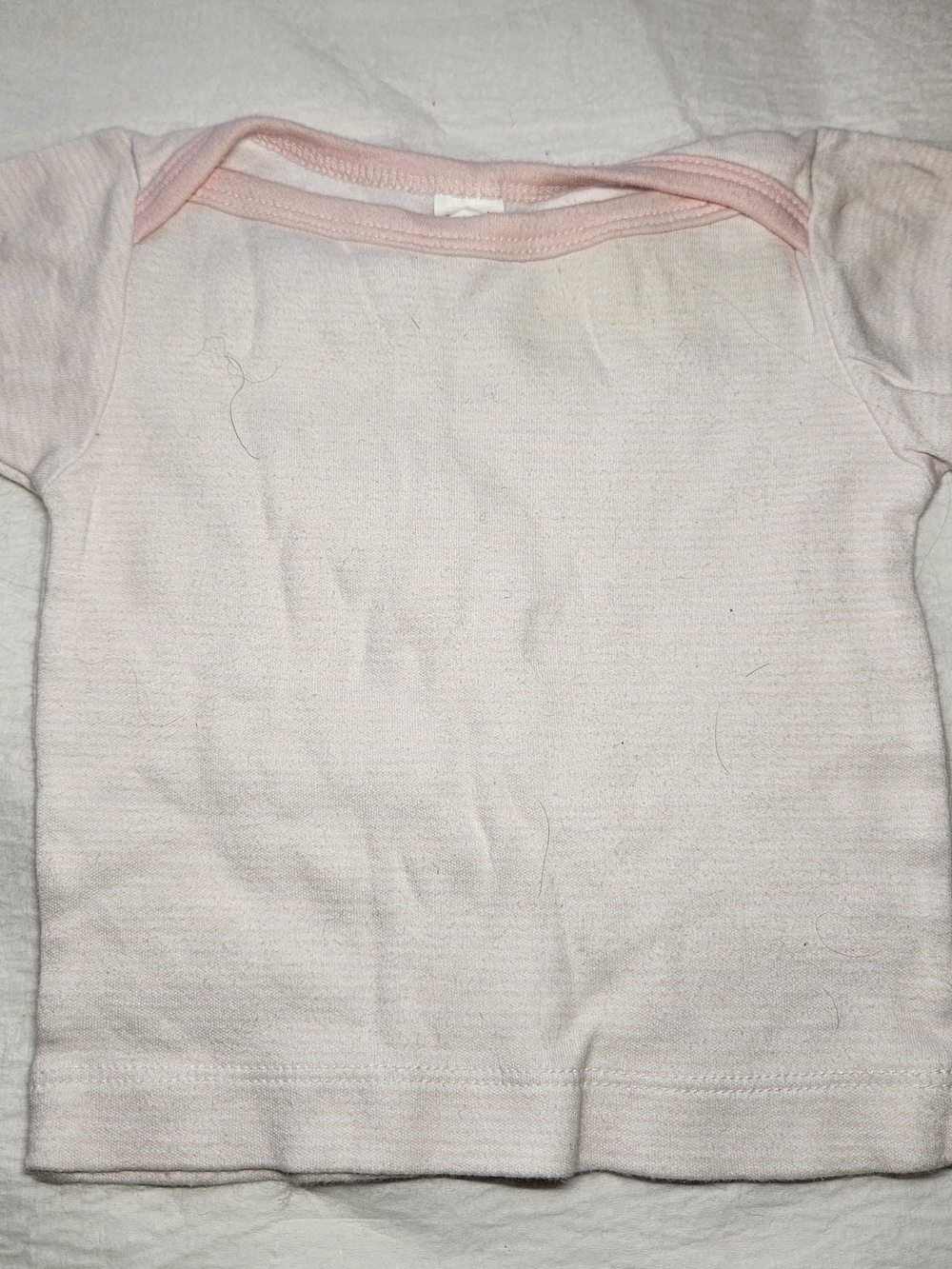 Baby Short Sleeve Tee - Light Pink